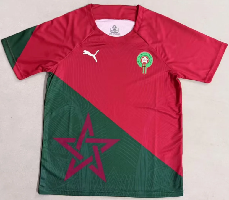 2025/2026 Morocco National Special Edition Red and green Football Jersey AAA fan-grade