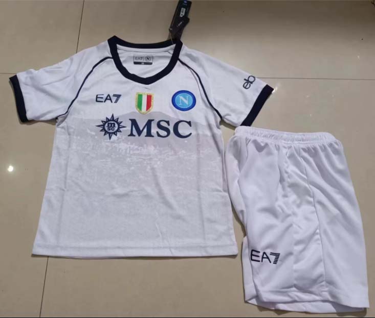 2023/2024 Napoli Away Soccer Jersey AAA fan-grade Kids Size