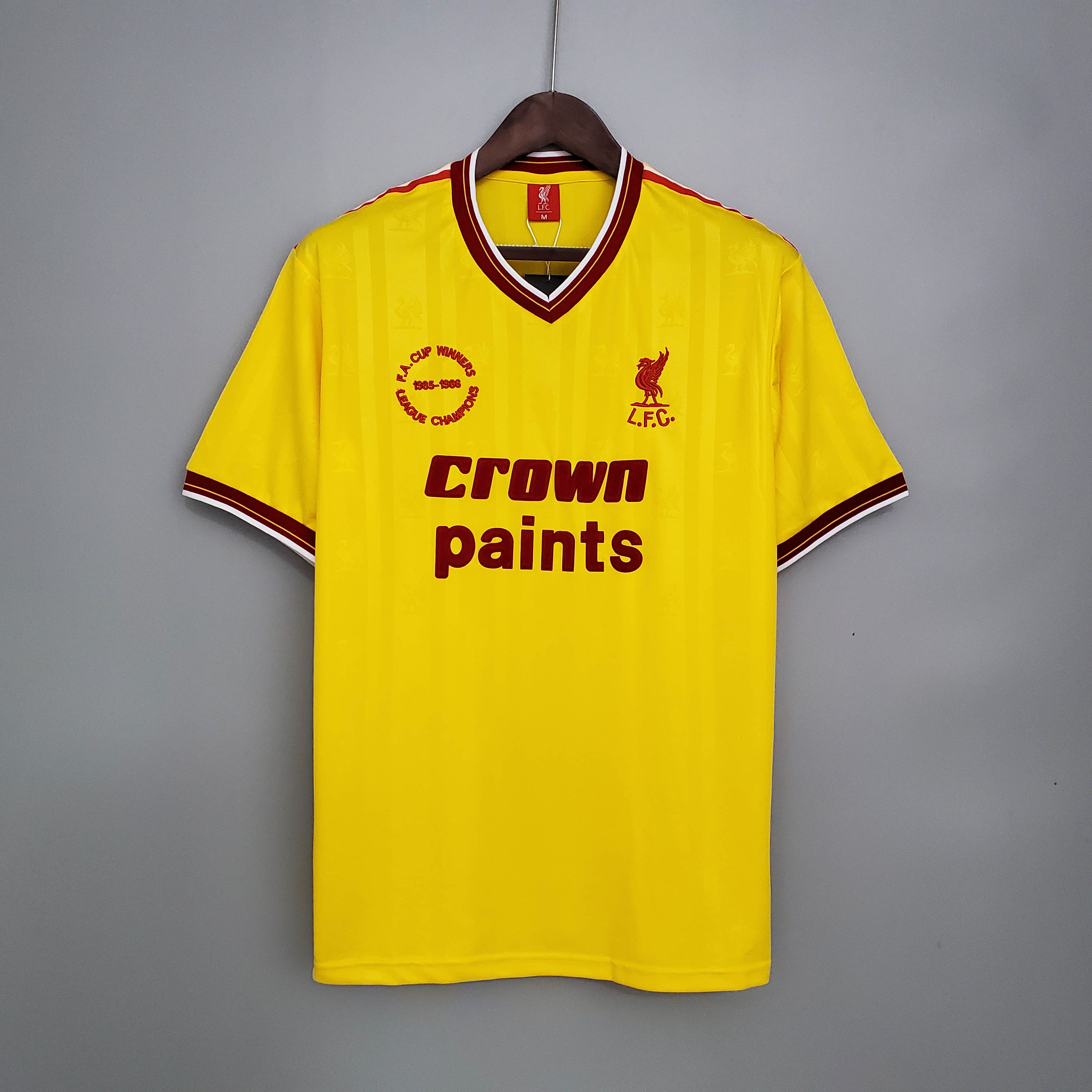 1985/1986 Retro Liverpool Camiseta Visitante Calidad Tailandesa