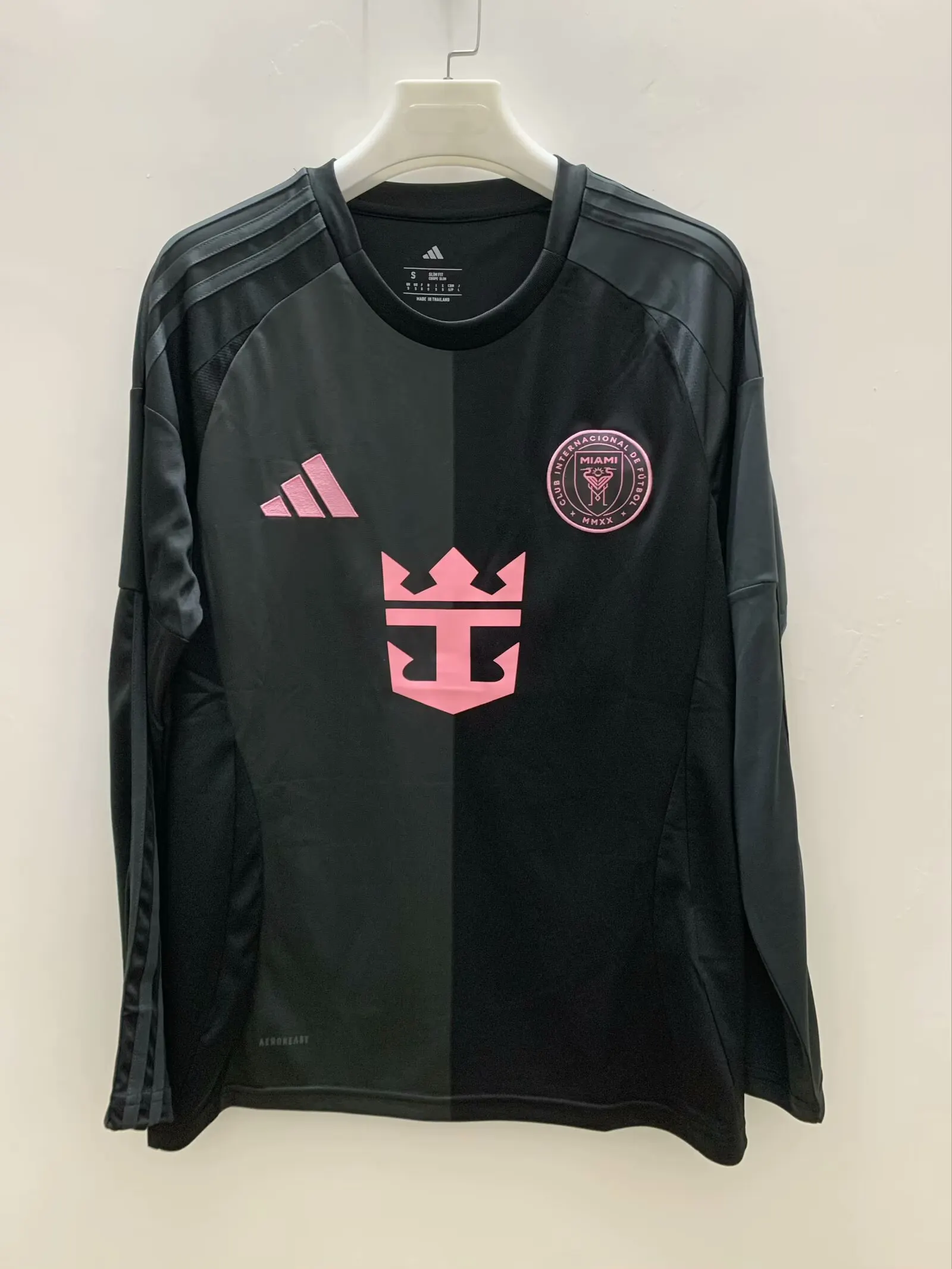 2025/2026 Langarm Inter Miami Auswärts Fußballtrikot Thai-Qualität