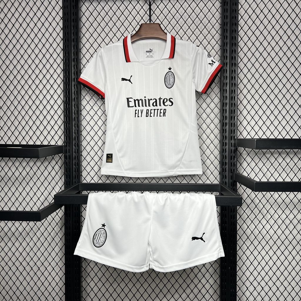 2024/2025 AC Milan Away Football Shirt AAA fan-grade Kids Size