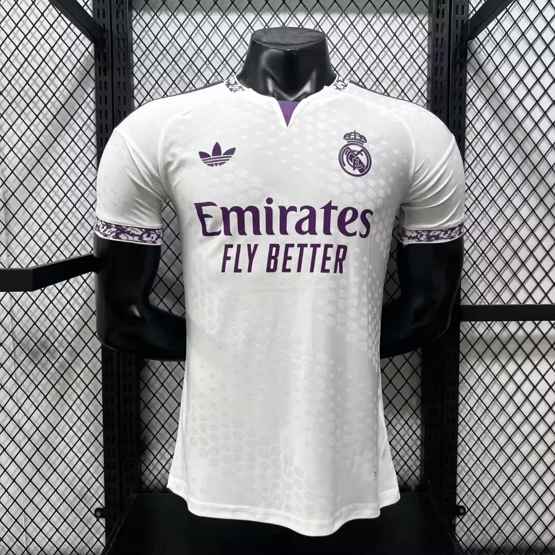 2026/2027 Player Version Real Madrid 125th Anniversary Edition White 02 Football Jersey 1:1 Thai Quality