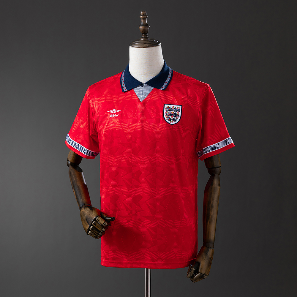 1990 Retro England Away Jersey AAA fan-grade