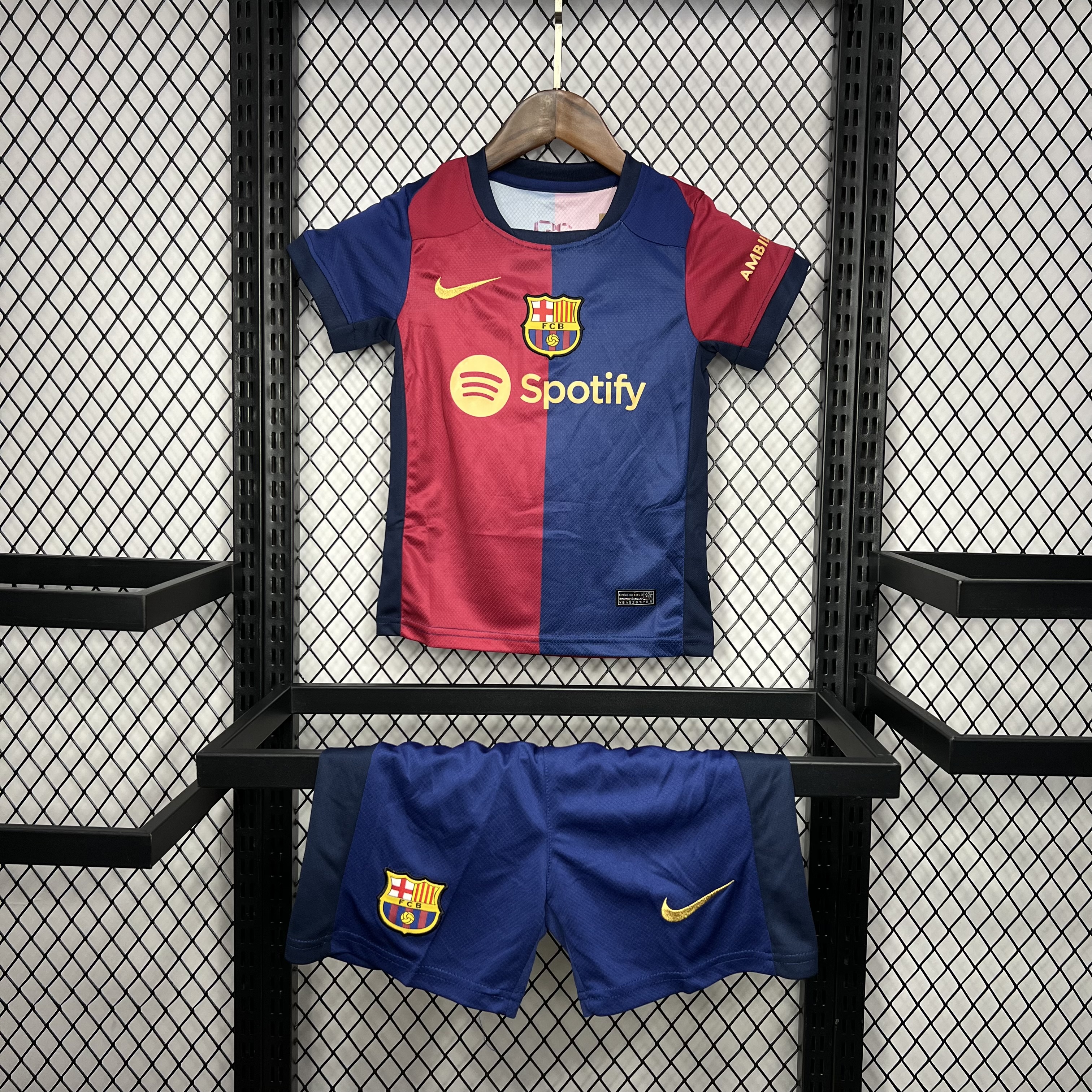 2024/2025 Barcelona Home Football Shirt AAA fan-grade Kids Size
