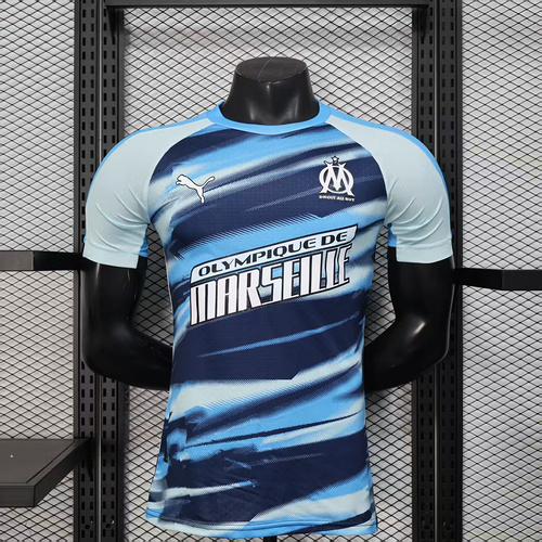 2025/2026 Player Version Olympique de Marseille Training Suit 02 Football Jersey AAA fan-grade