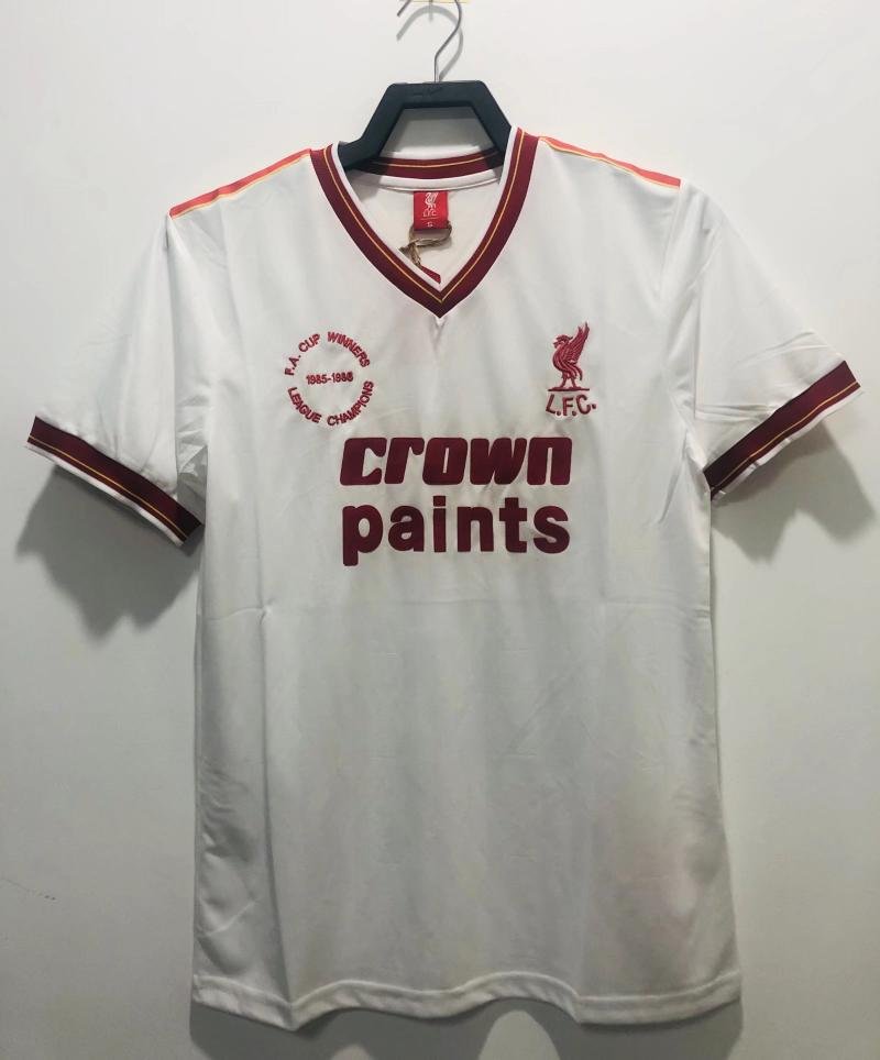 Camiseta de Fútbol Retro Tercera Visitante Liverpool FC 1985/1986 Calidad Tailandesa