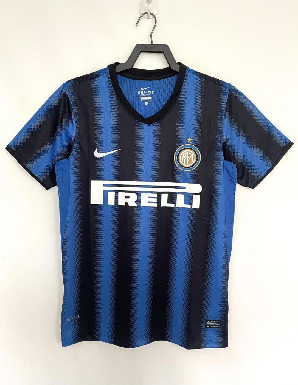 2010/2011 Retro Camiseta Local Internazionale Milan Calidad Tailandesa