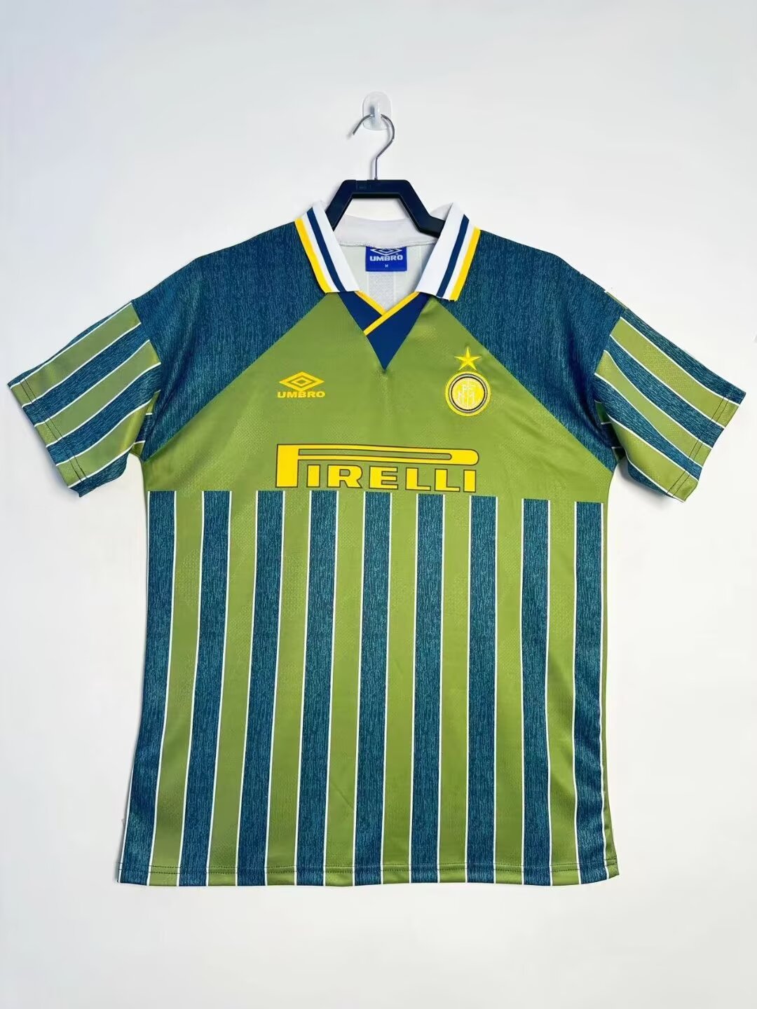 Camiseta de Fútbol Retro Tercera Equipación Visitante 1995/1996 Inter Milan Calidad Thai
