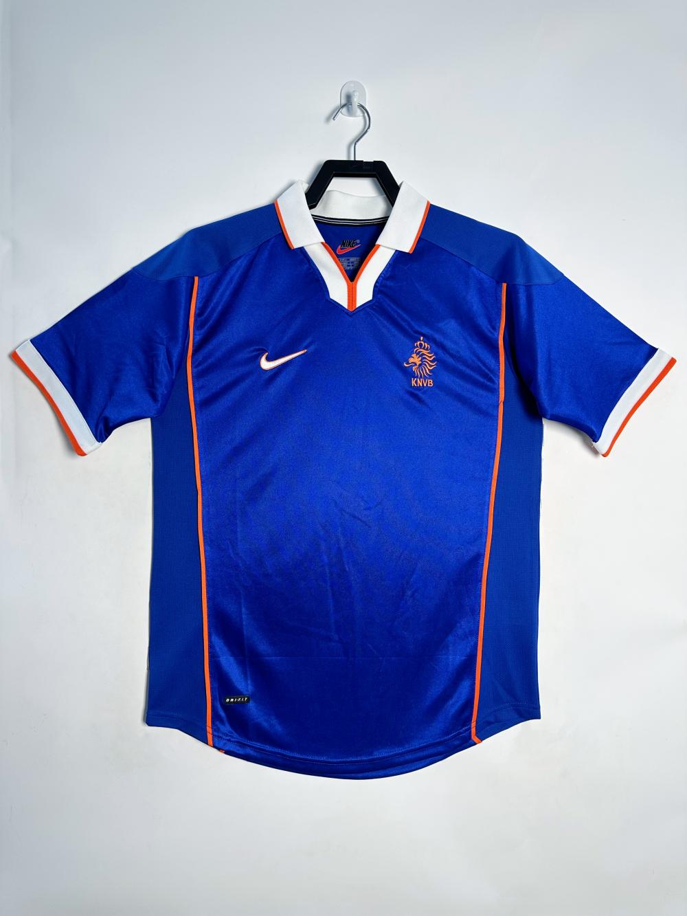Camiseta de fútbol Retro Países Bajos Visitante 1998 Calidad Tailandesa
