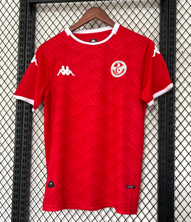 2025 Tunisia National Team Home Football Shirt 1:1 Thai Quality