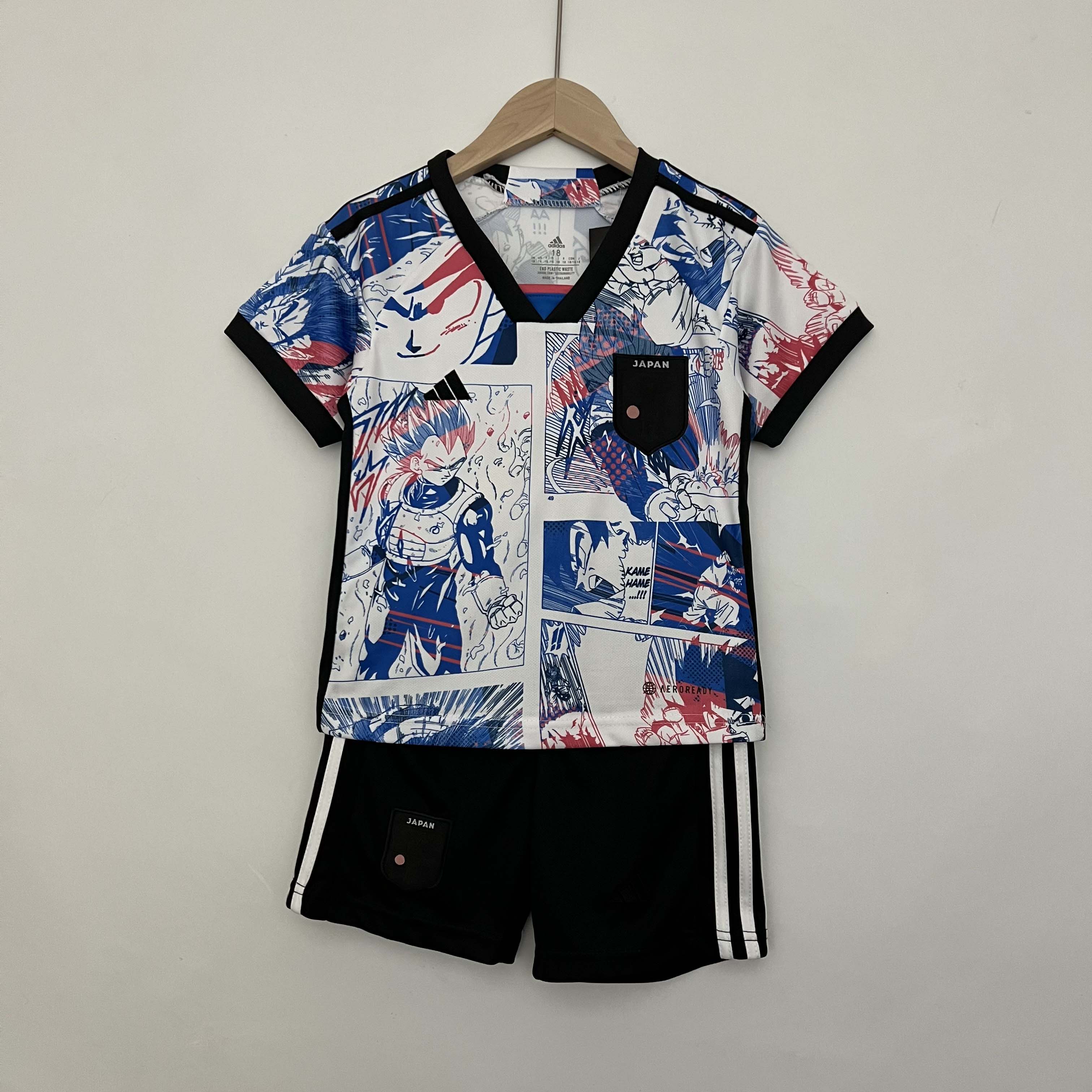 2022 Japan Dragon Ball Anime Version Football Jersey Kids Size