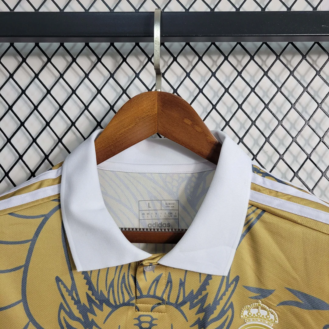 2023/2024 Real Madrid Chinesischer Golddrache Fußballtrikot — view 5