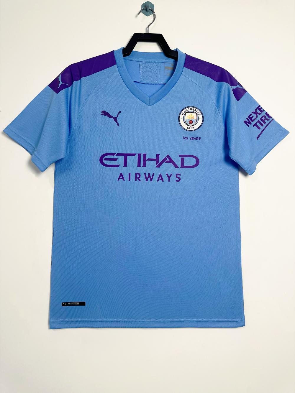 2019-2020 Retro Manchester City Home Football Shirt AAA fan-grade