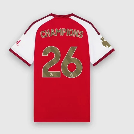 2026/2027 Arsenal Premier League Champions Home Football Jersey 1:1 Thai Quality