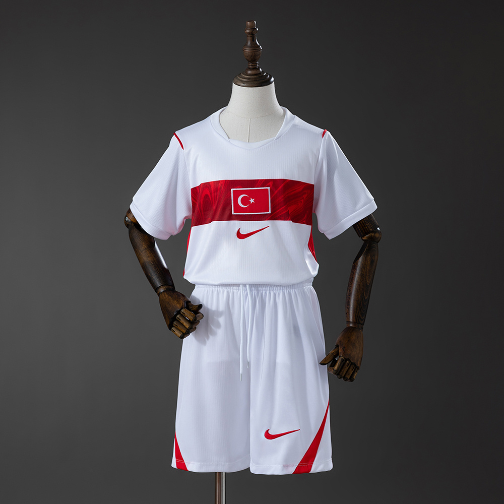 2026 Türkiye Nationalmannschaft Auswärts Kinder-Kit Trikot