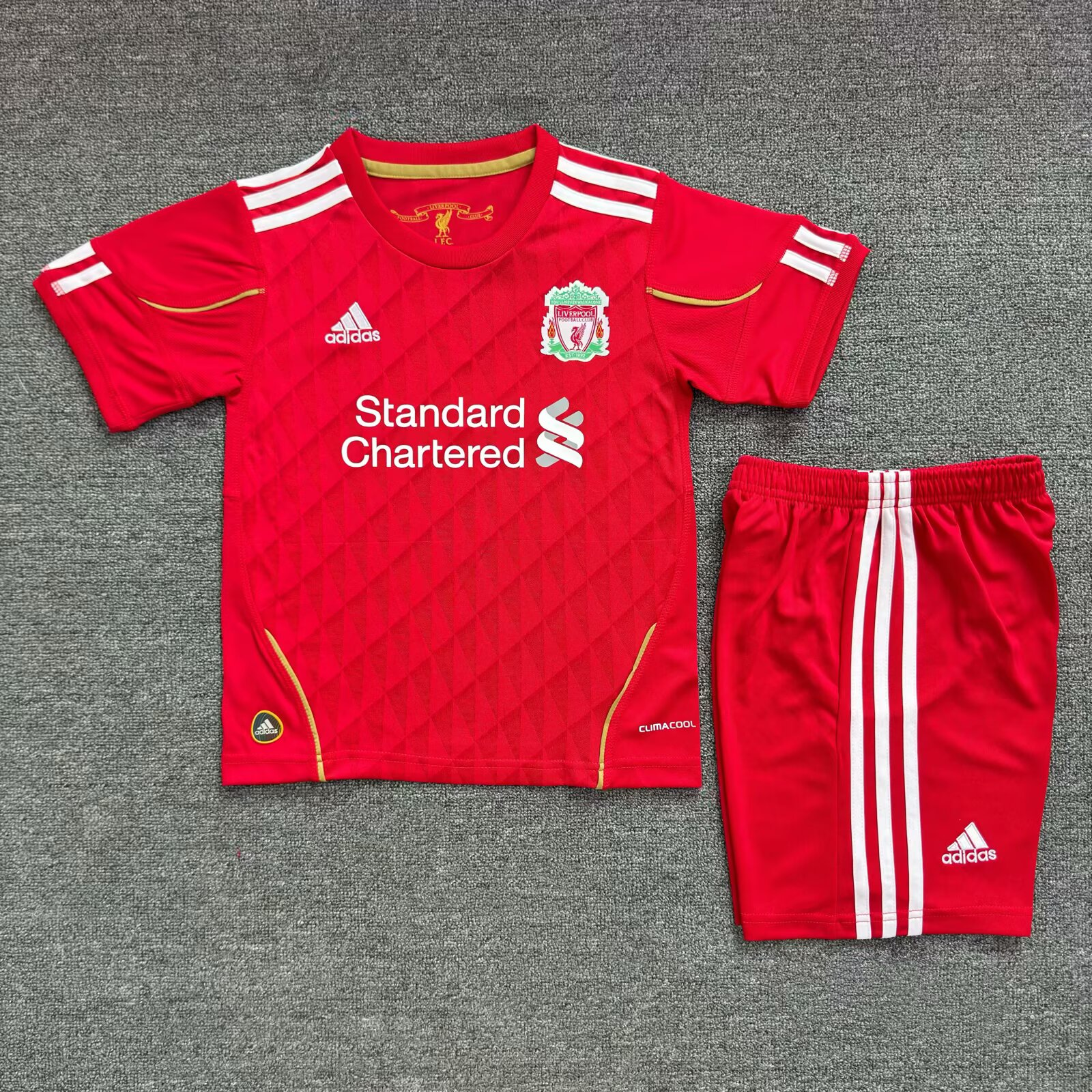 2010/2011 Retro Liverpool Football Shirt Home 1:1 Thai Quality Kids Size