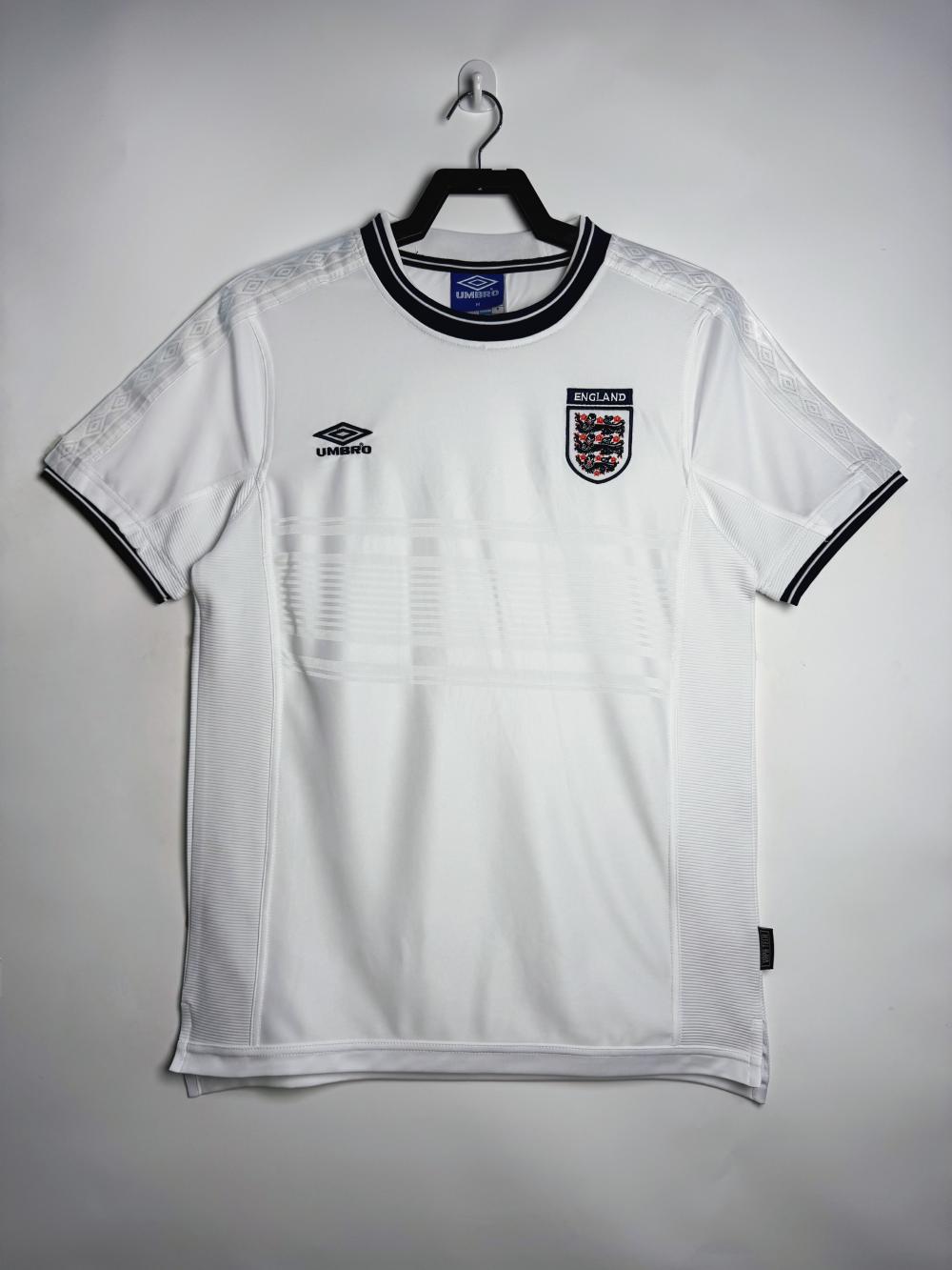 1999-2001 Retro England Home Soccer Jersey AAA fan-grade