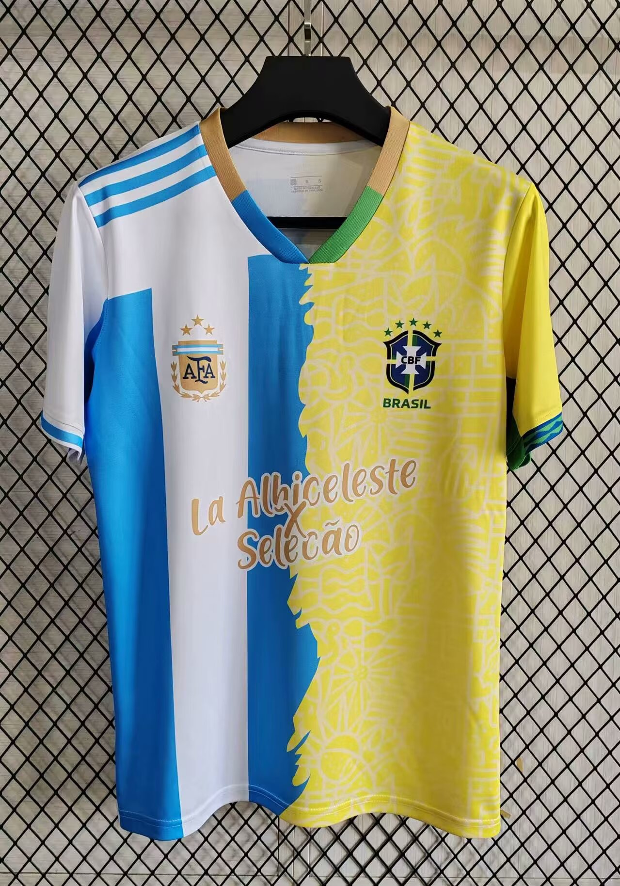 2025/2026 Argentina Co-branding Brazil Football Jersey AAA fan-grade