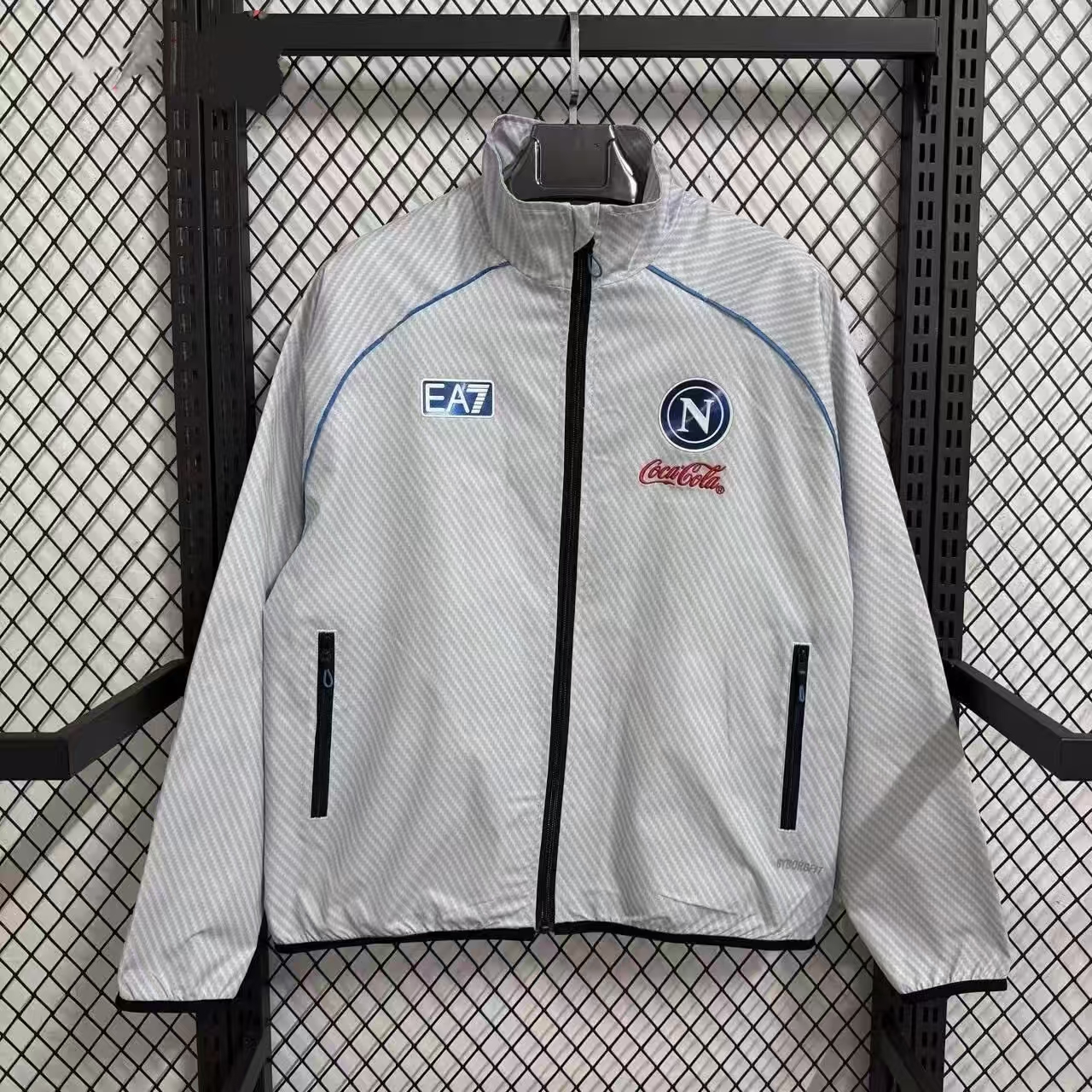 2025/2026 Napoli Windbreaker Grey Football Jersey 1:1 Thai Quality