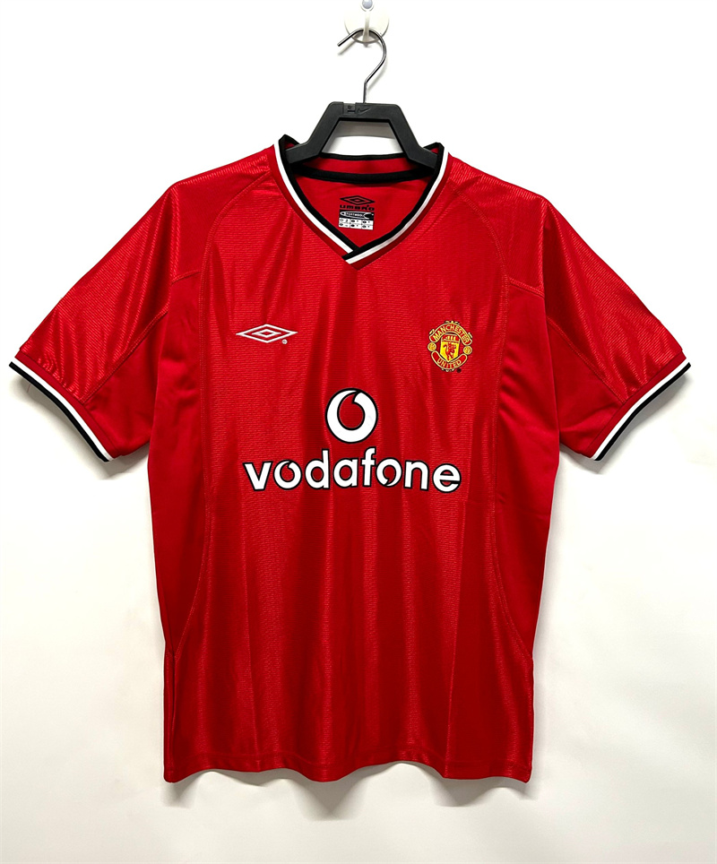 2000/2002 Retro Manchester United Home Football Shirt AAA fan-grade