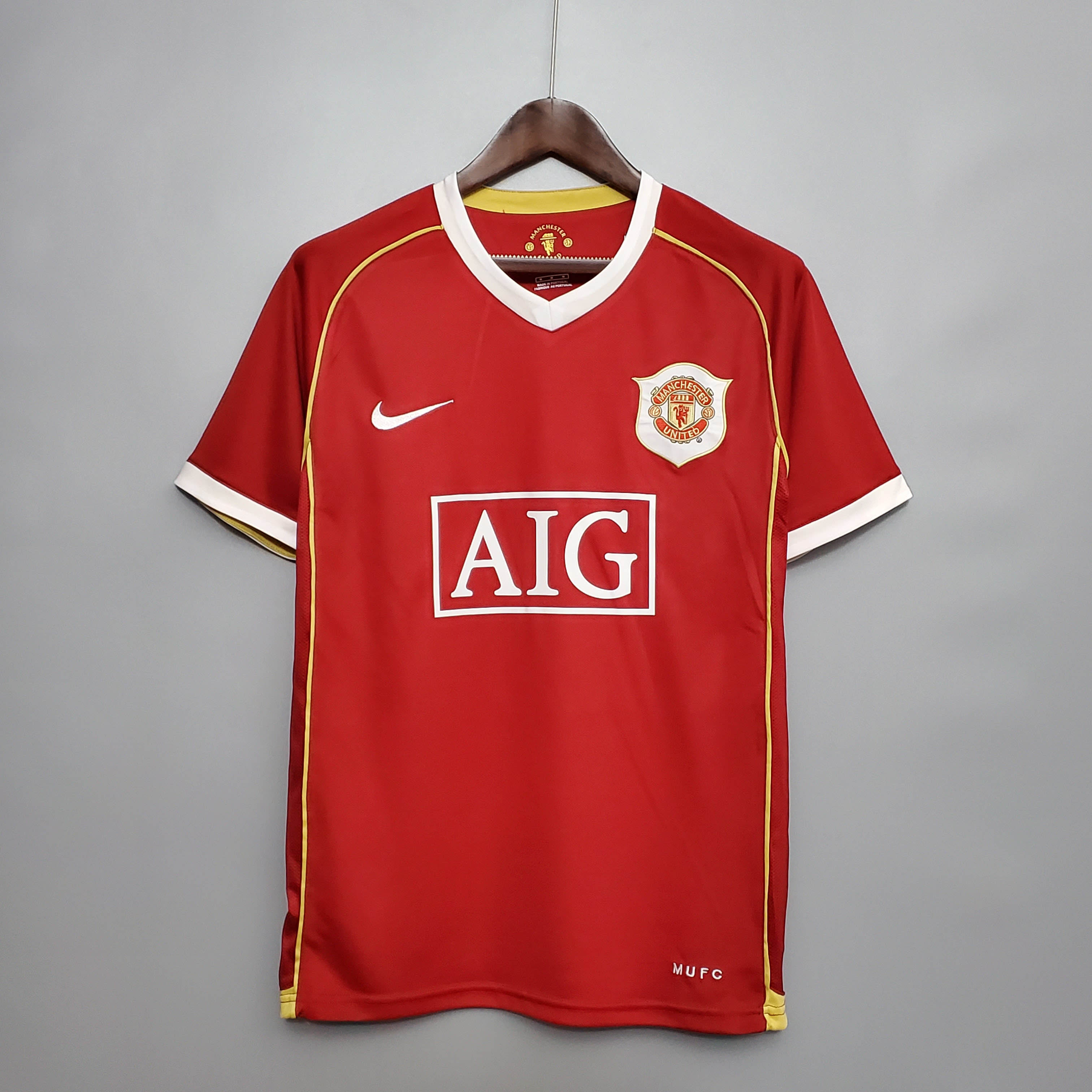 2006/2007 Retro Manchester United Home Football Shirt AAA fan-grade