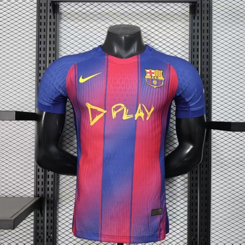 2025/2026 Player Version Barcelona Home Derby Special Edition Football Jersey AAA fan-grade