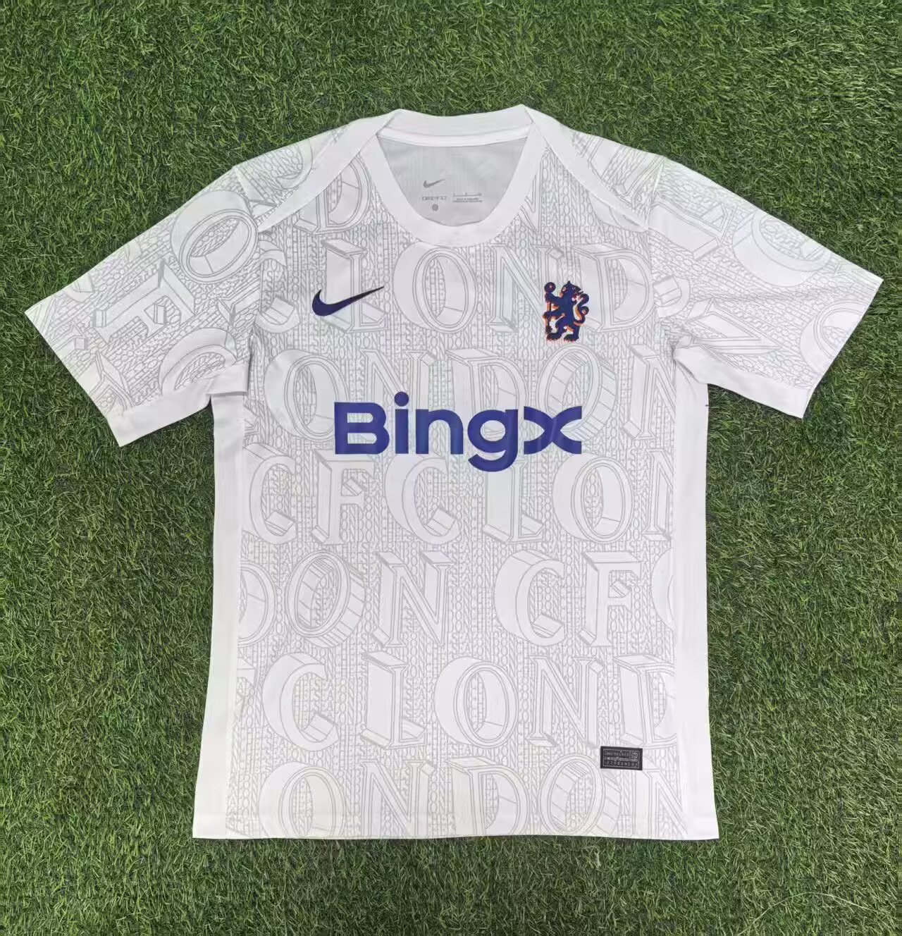 2025/2026 Chelsea Pre-match training uniforms white Football Jersey AAA fan-grade