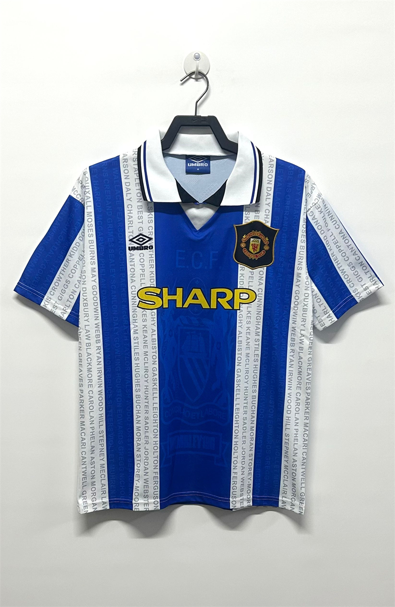 1994/1996 Retro Manchester United Third Away Football Shirt AAA fan-grade