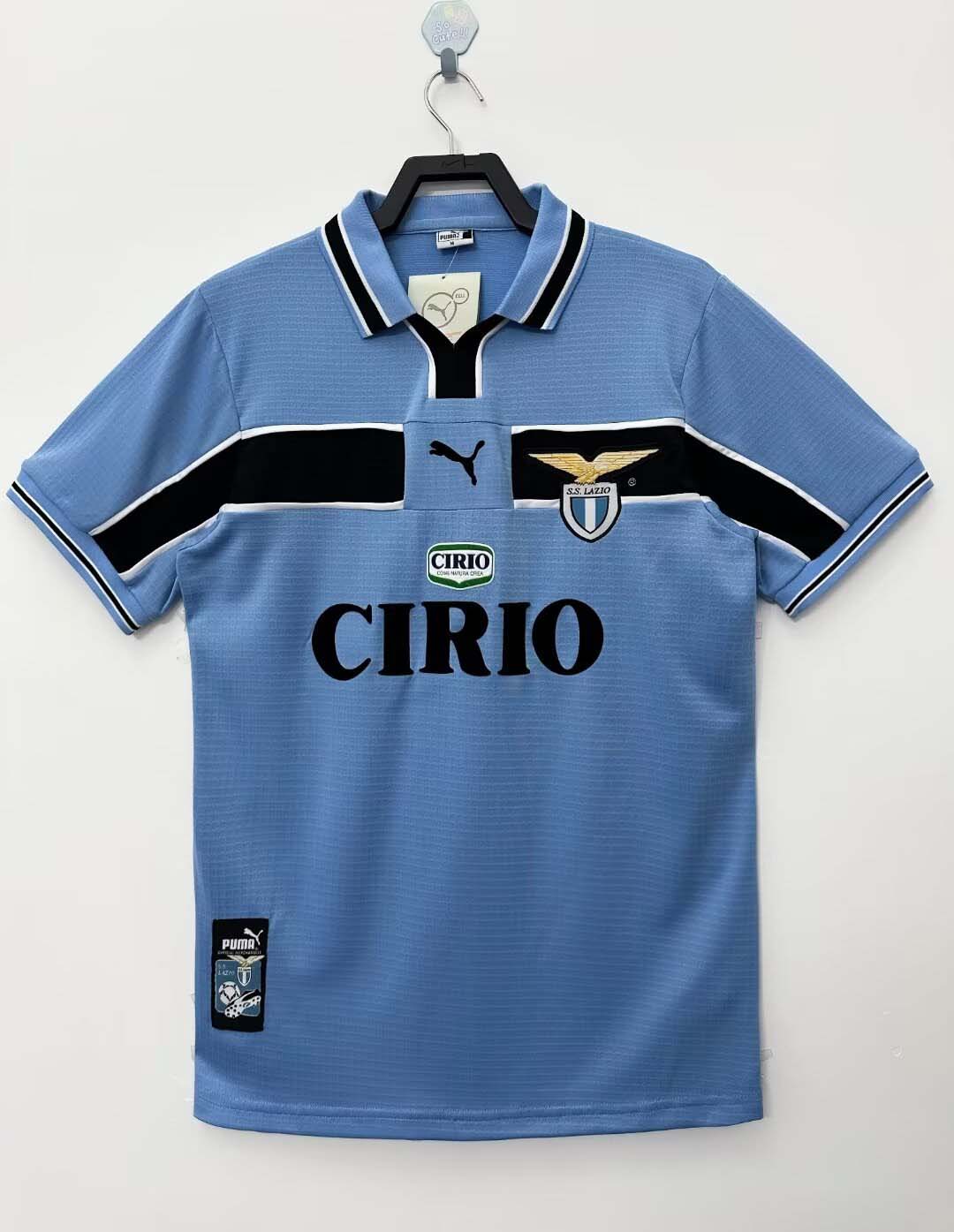 1998/1999 Retro Lazio Home Soccer Jersey AAA fan-grade
