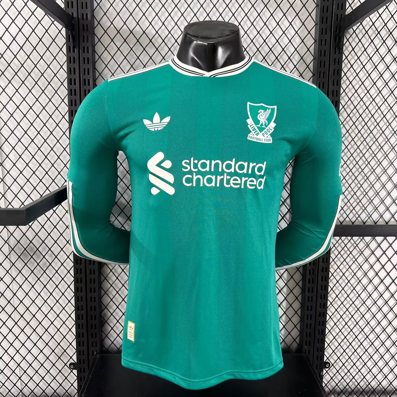 2025/2026 Long Sleeve Player Version Liverpool Third Away Football Shirt AAA fan-grade