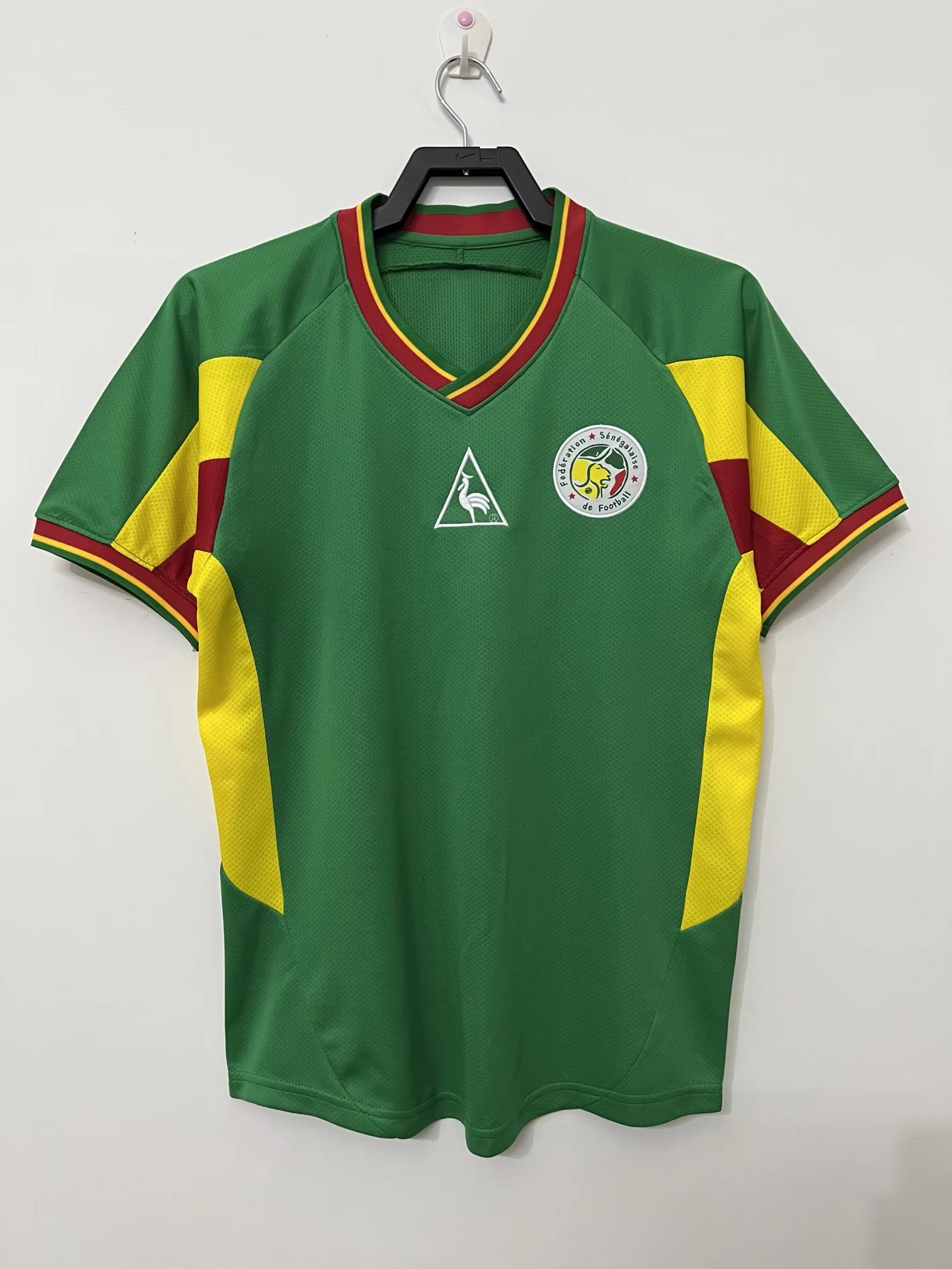 قميص منتخب السنغال الوطني الأخضر الكلاسيكي لعام 2002