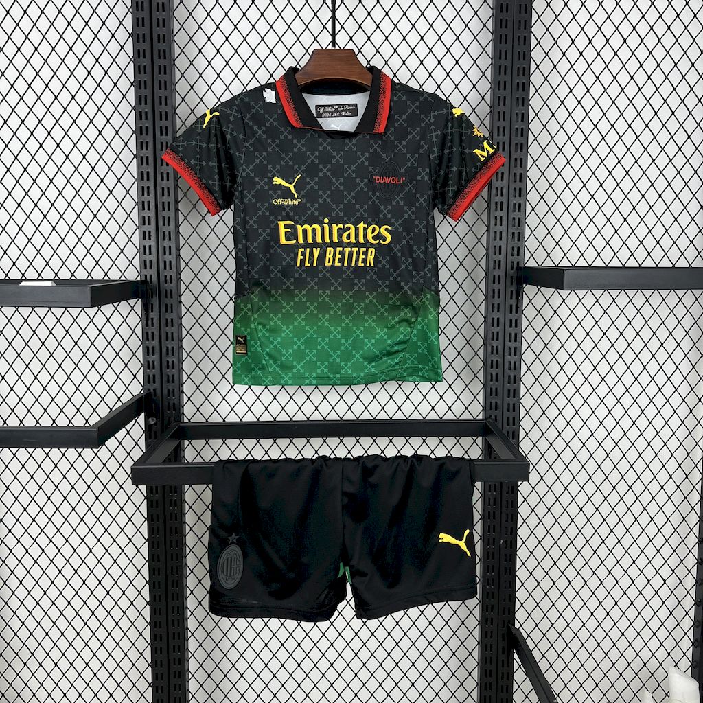 2025/2026 AC Milan Joint Edition 01 Football Shirt AAA fan-grade Kids Size