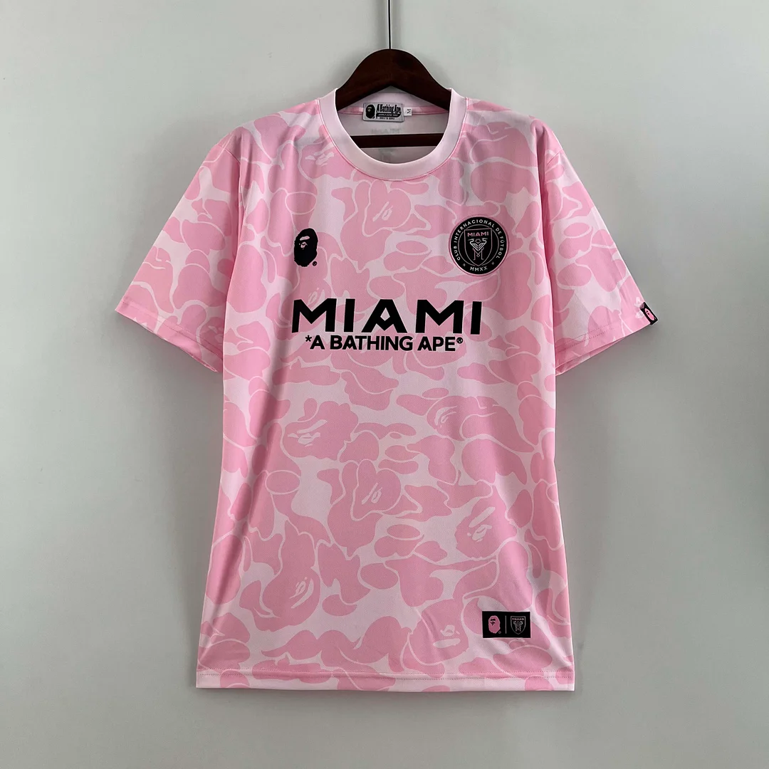Maillot de football édition spéciale rose 2023/2024 Inter Miami Qualité Thaï