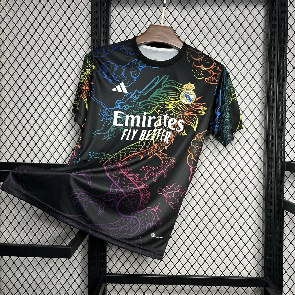 Camiseta Edición Especial Real Madrid Cailong Negra 2024/2025 — view 3