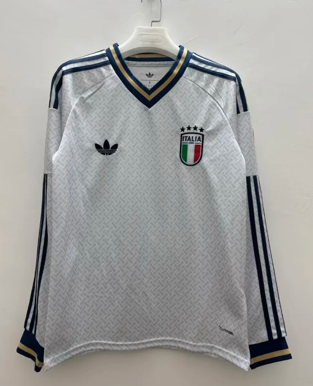 2026 Long Sleeve Italy Away Football Jersey AAA fan-grade