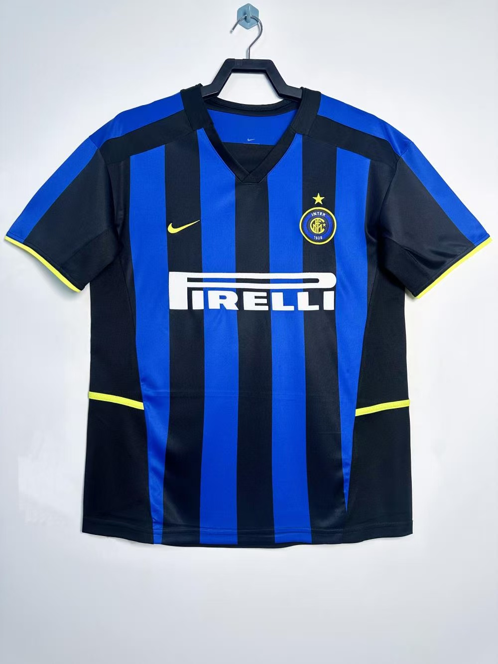 2002/2003 Retro Inter Milan Camiseta Local Calidad Tailandesa