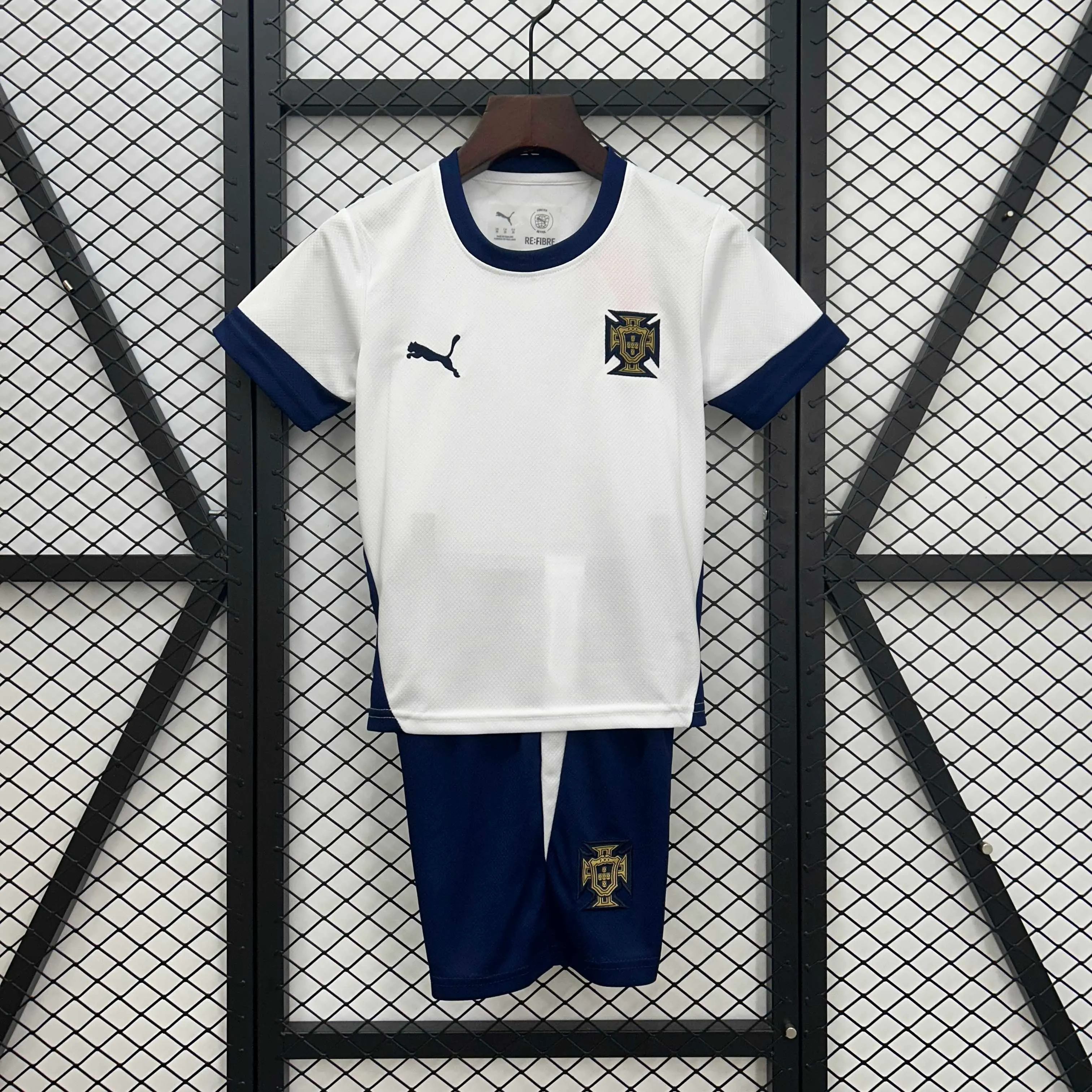 2025/2026 Portugal Training clothes white Football Jersey AAA fan-grade Kids Size