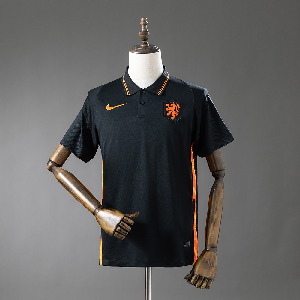 2021 Retro Países Bajos Selección Nacional Visitante Camiseta de Fútbol AAA calidad aficionado
