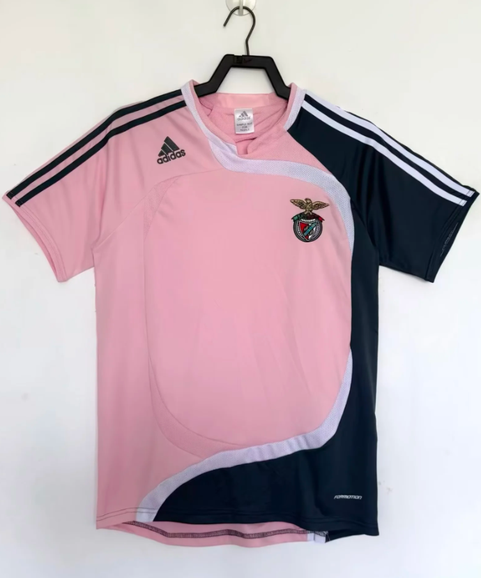 2007/2008 Camiseta de Fútbol Retro Visitante Benfica 1:1 Calidad Tailandesa