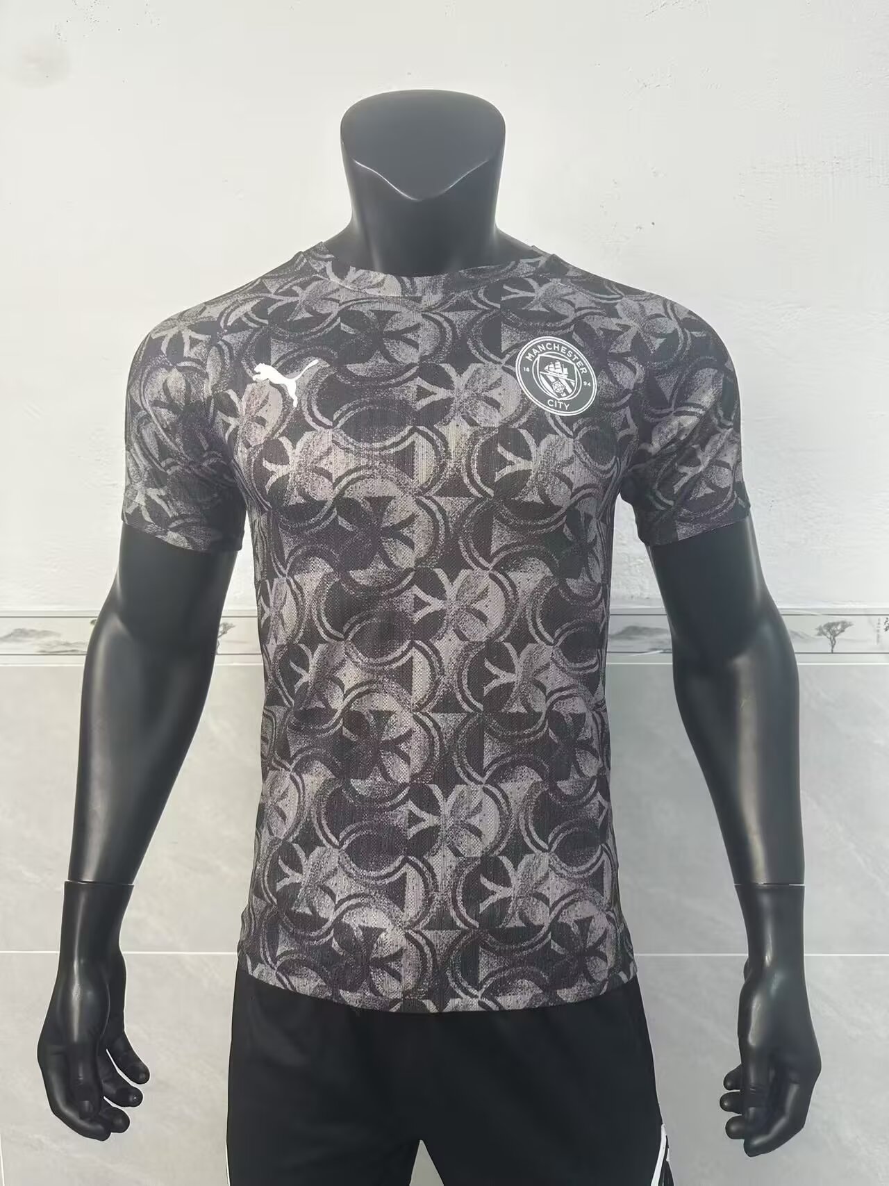 2025/2026 Player Version Manchester City Pre-match uniform Football Shirt AAA fan-grade