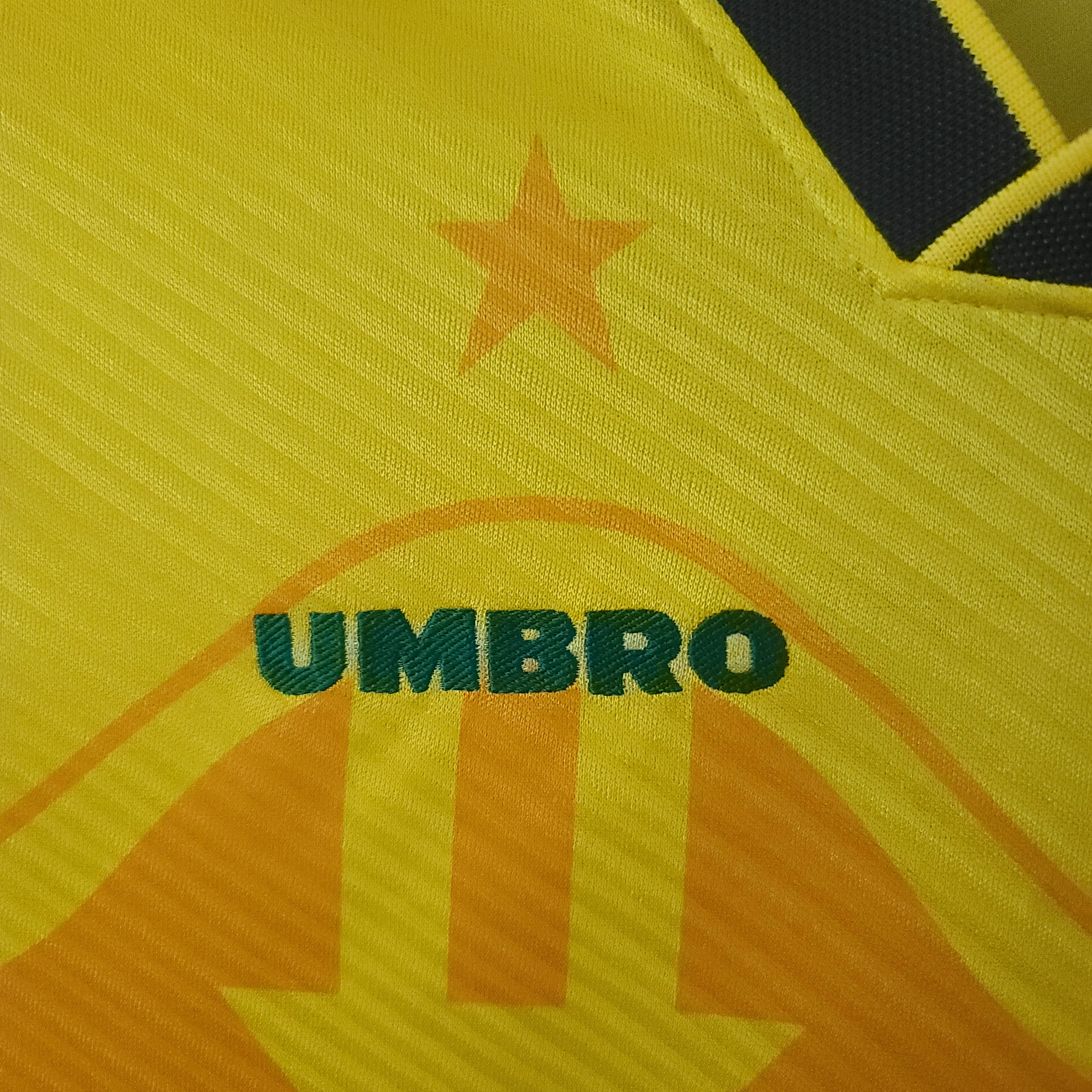 1994 Retro Brazil Home Soccer Jersey — view 4