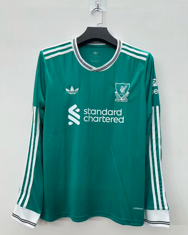 2025/2026 Long Sleeve Liverpool Third Away Football Jersey AAA fan-grade