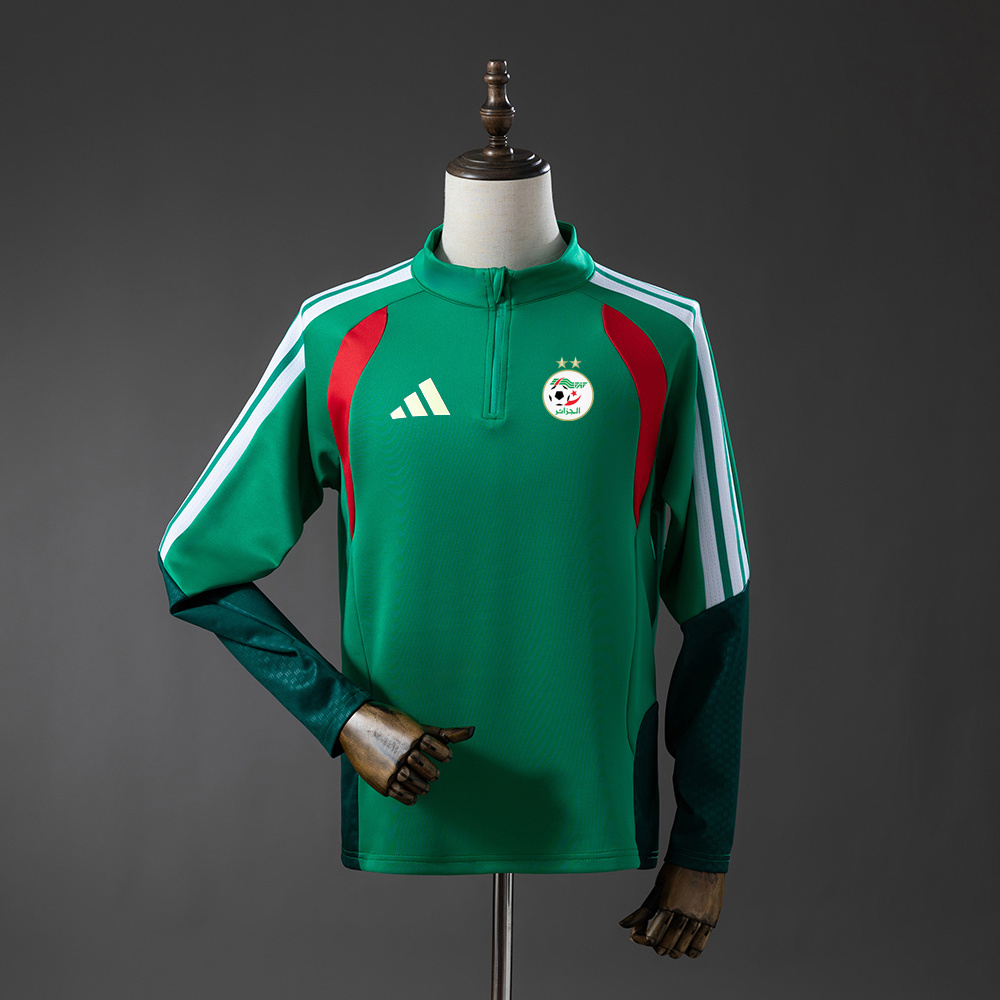 2026 Algeria National Team Half-Pull Training Jacket