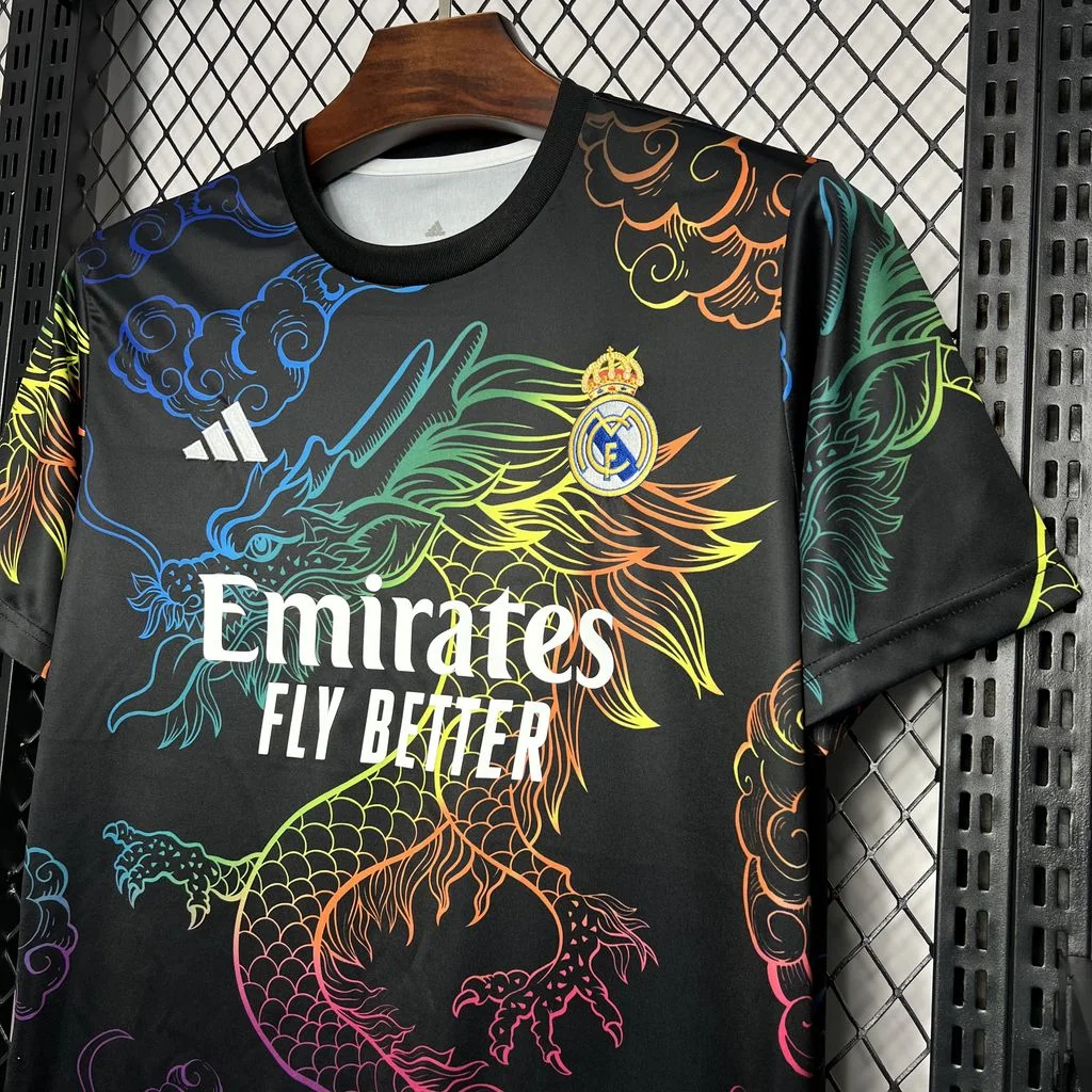 Camiseta Edición Especial Real Madrid Cailong Negra 2024/2025 — view 5