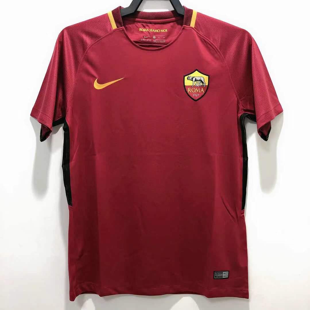 2017/2018 Retro Roma Home Soccer Jersey AAA fan-grade