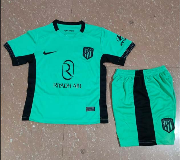 2023/2024 Soccer Jersey Atletico Madrid Third Away AAA fan-grade Kids Size