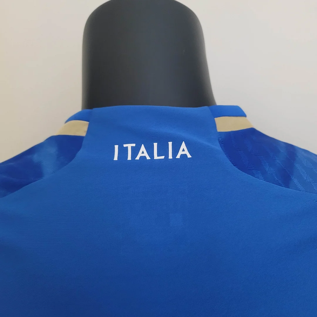 2023 Player Version Italy Home Soccer Shirt — view 7