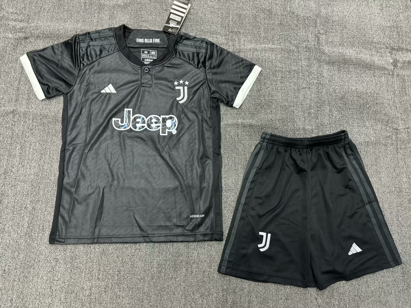 2023/2024 Juventus Third Away Soccer Jersey AAA fan-grade Kids Size