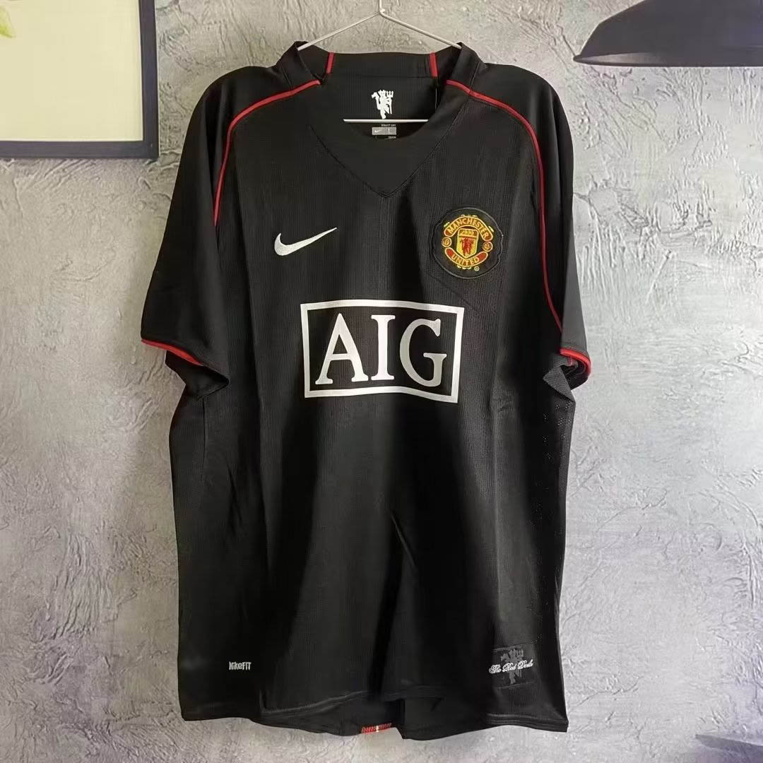 2007/2008 Retro Manchester United Third Away Football Shirt AAA fan-grade