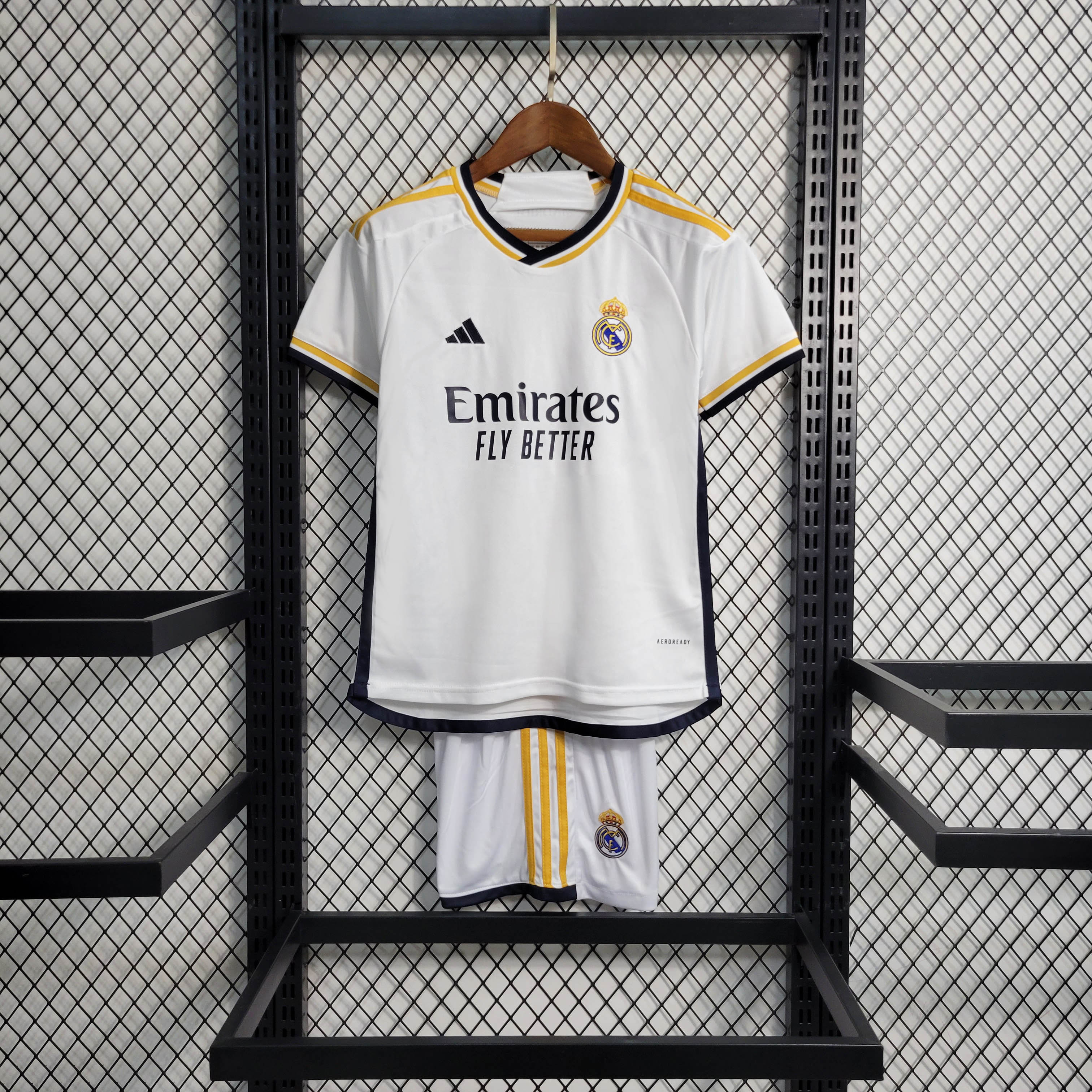 2023/2024 Real Madrid Home Football Shirt Kids Size AAA fan-grade
